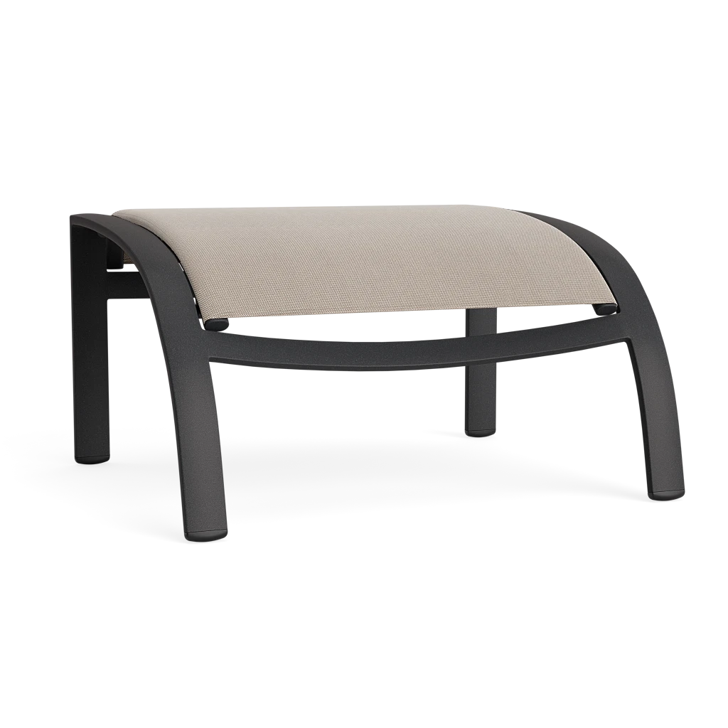 Sling Curvilinear Chair Ottoman