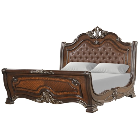 King Sleigh Bed