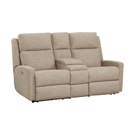 Power Reclining Console Loveseat