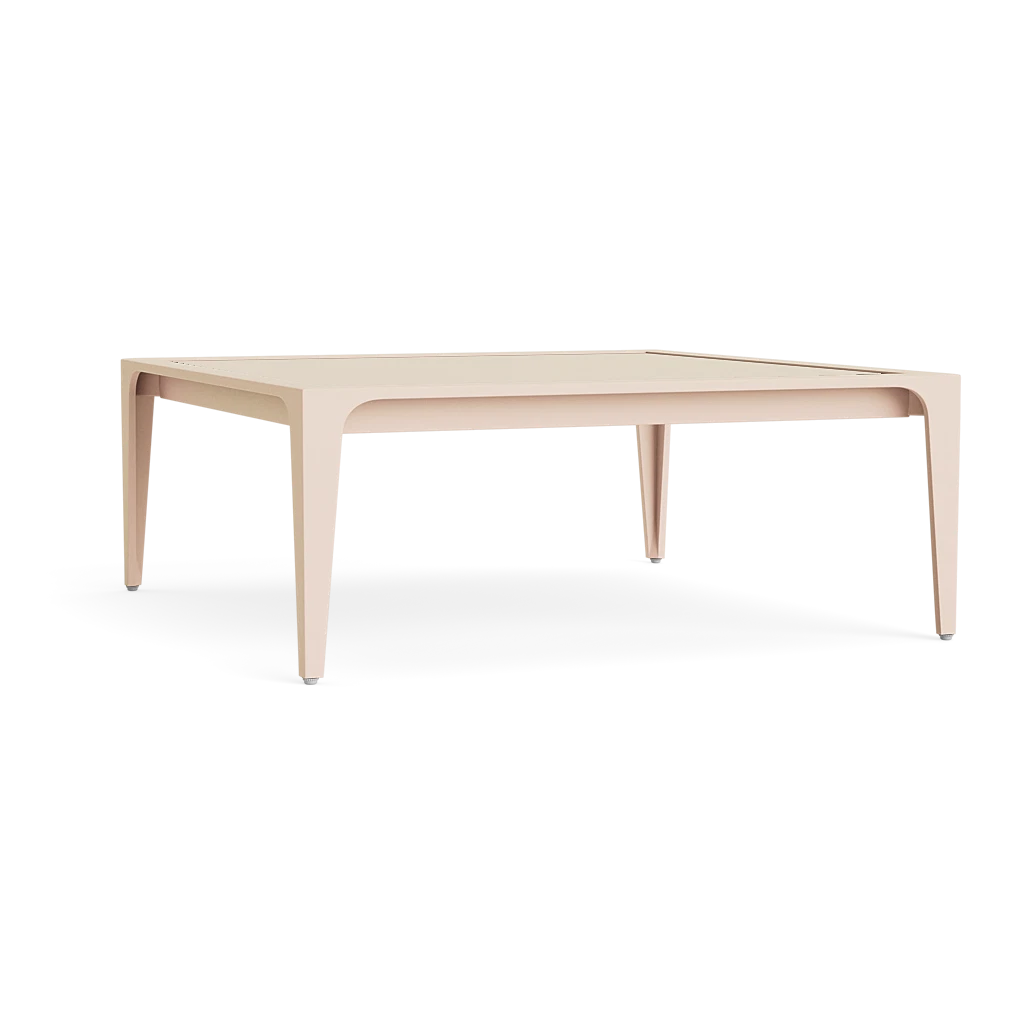 Modern 28" Sq. Low-Profile Occasional Table