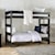 Furniture of America Arlette Rustic Twin/Twin Bunk Bed with 2 Slat Kits