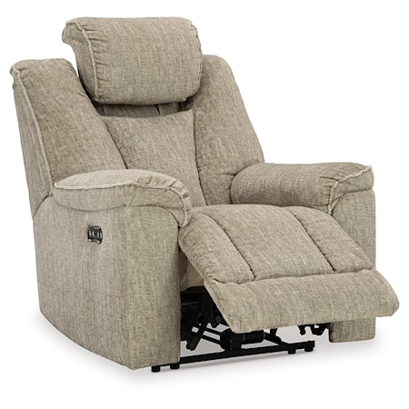 Power Recliner with Adjustable Headrest