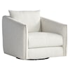 Bernhardt Plush Demi Fabric Swivel Chair