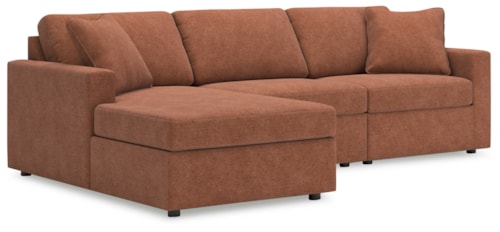 3-Piece Sectional With Chaise