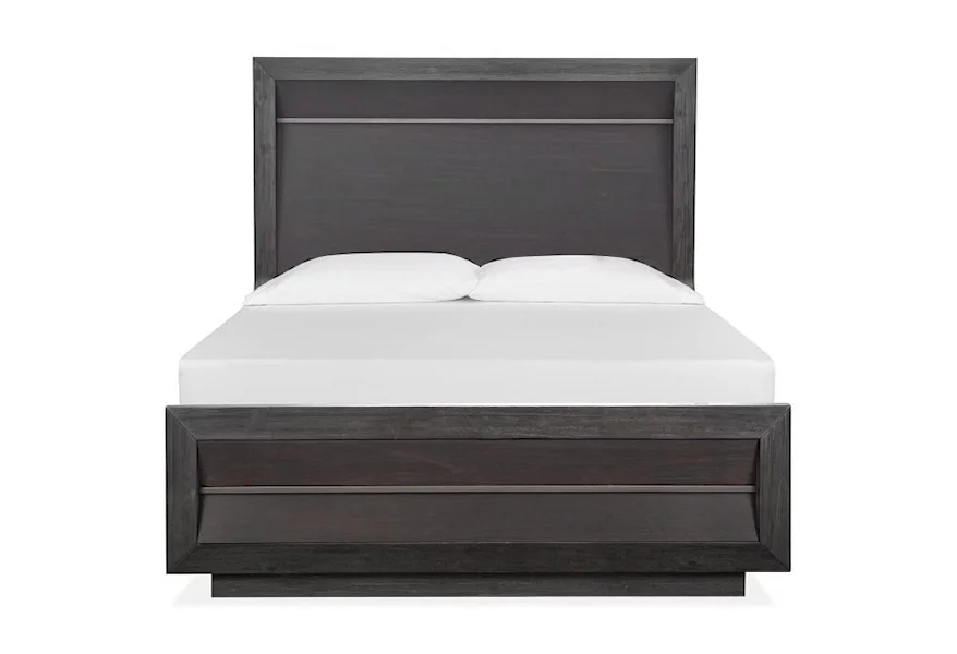 Wentworth Villiage Queen Wood/Metal Panel Bed by Magnussen Home at Stoney Creek Furniture 