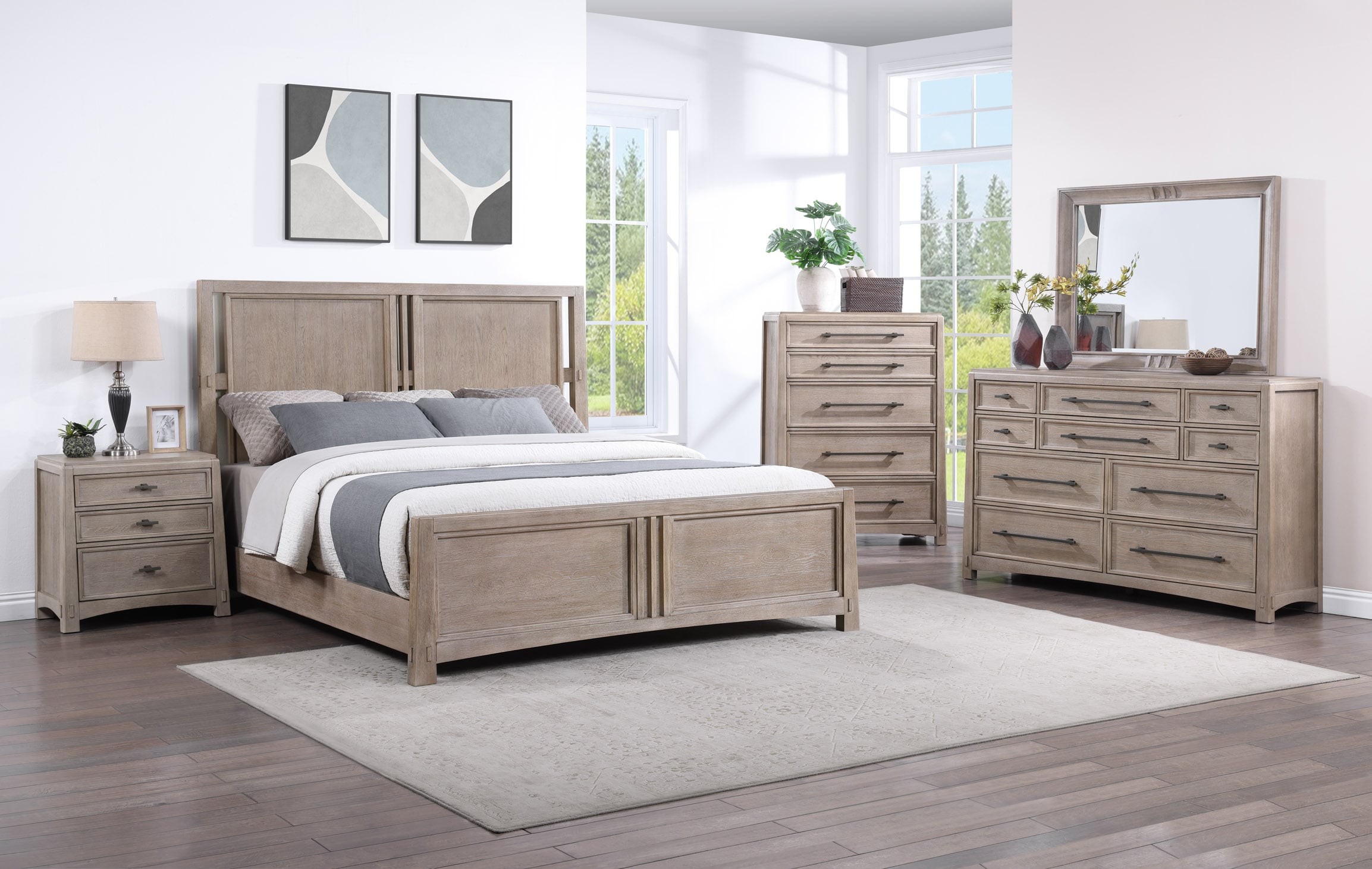 Holland House 2769 Three Drawer Nightstand