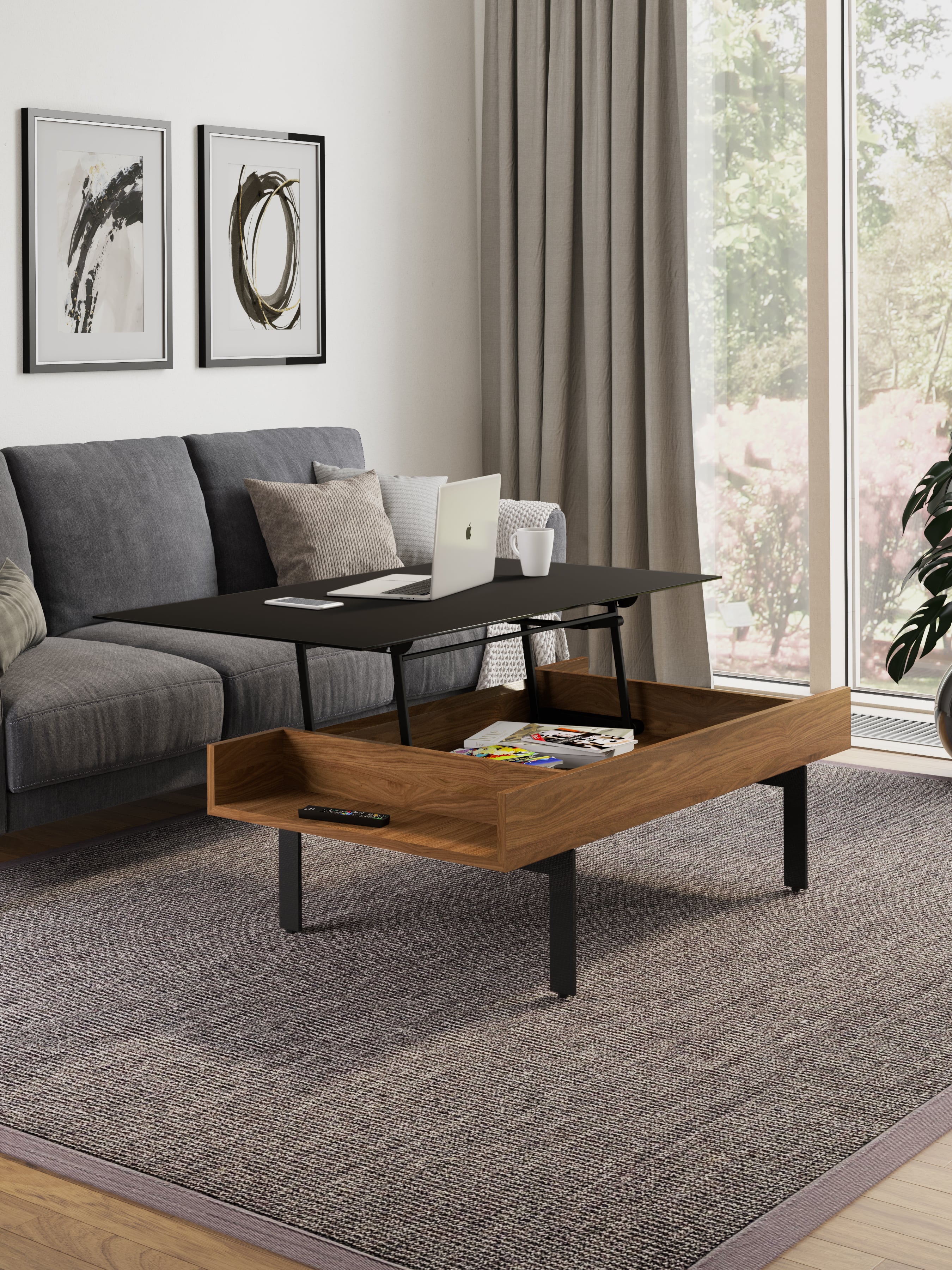 BDI Reveal Lift Top Coffee Table
