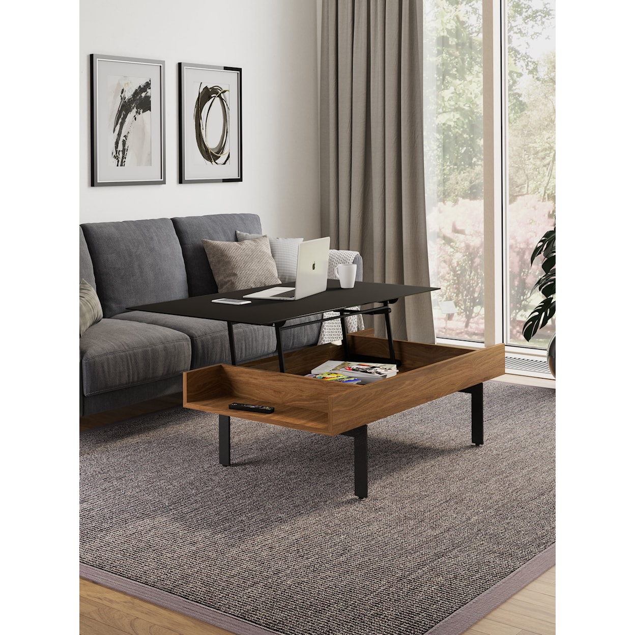 BDI Reveal Lift Top Coffee Table