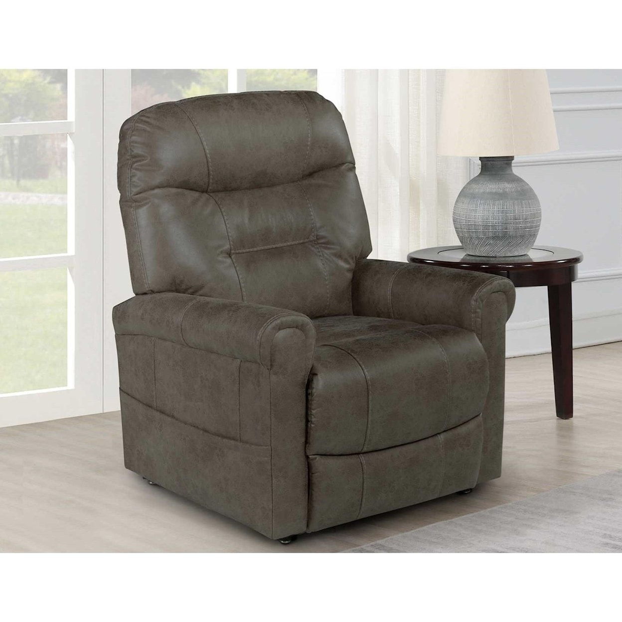 Steve Silver Okaboji OKABOJI WALNUT POWER LIFT CHAIR W/ | HEAT & 