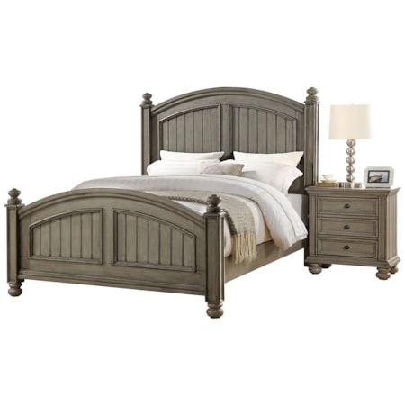 California King Panel Bed