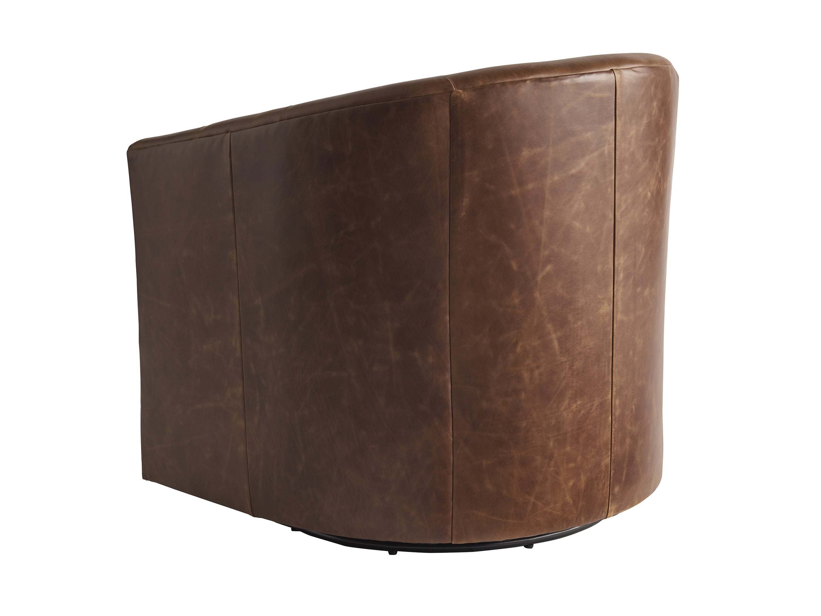 Candice Leather Swivel Chair