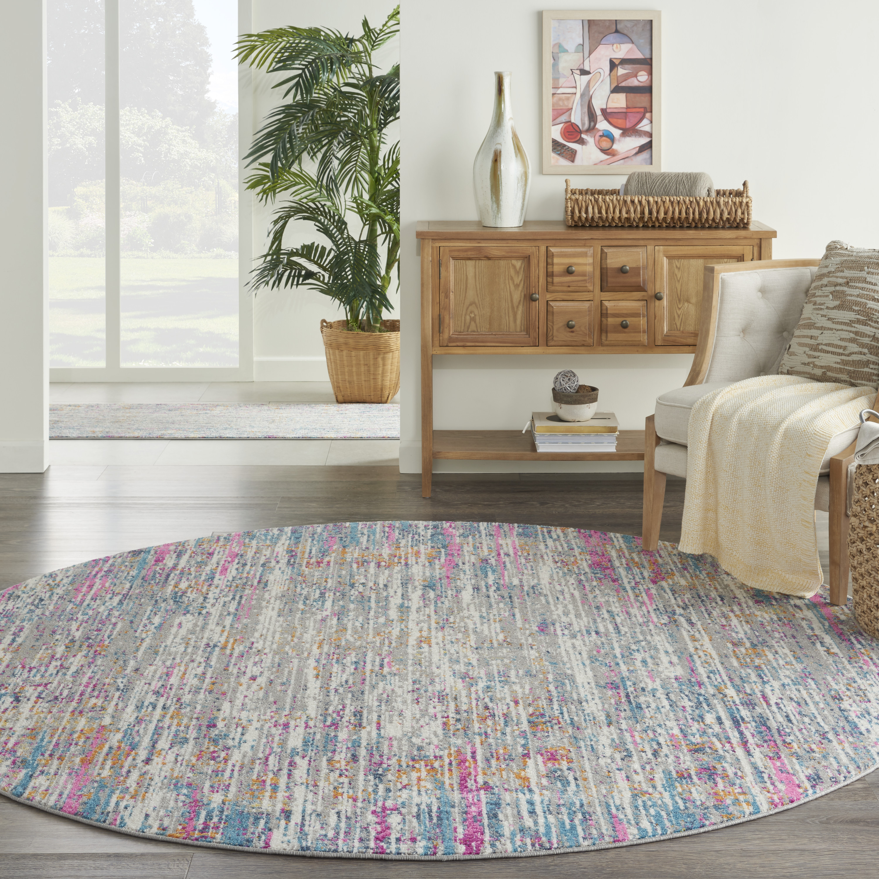 8' Round  Rug
