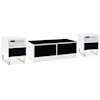 Signature Design by Ashley Gardoni Coffee Table And 2 Chairside End Tables