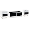 StyleLine Gardoni Coffee Table And 2 Chairside End Tables