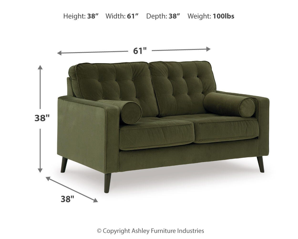 Ashley Furniture Reveon Lakes Loveseat
