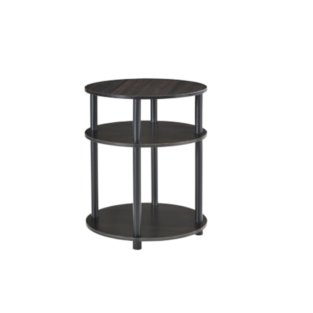 Three Tier Round Bedside Table