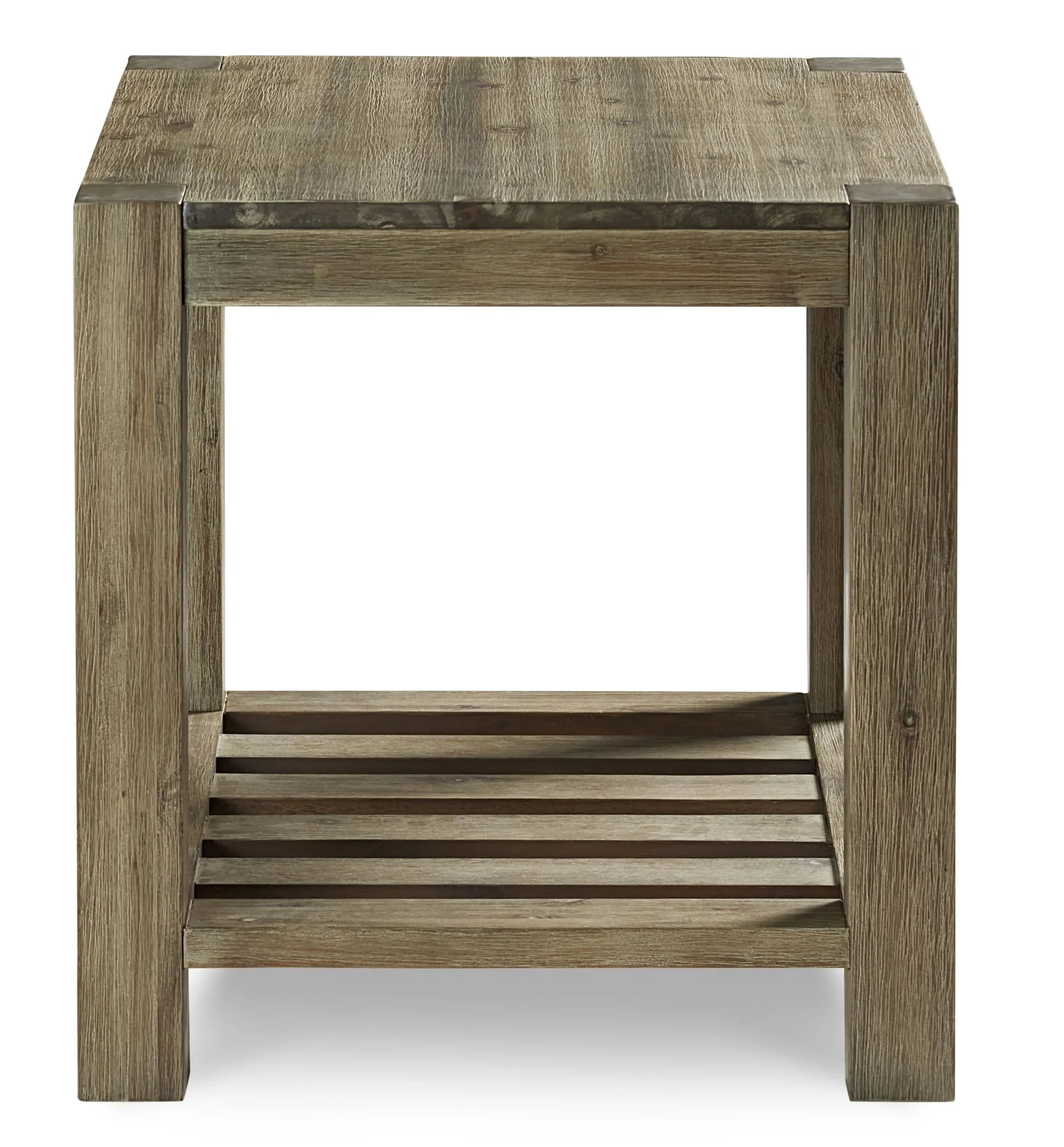 Solid Wood Rectangular End Table