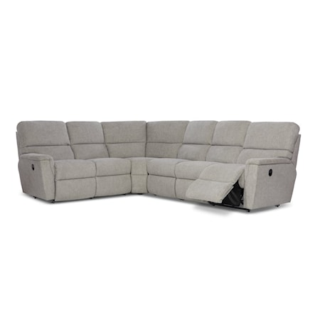 5-Seat Reclining Sectional Sofa