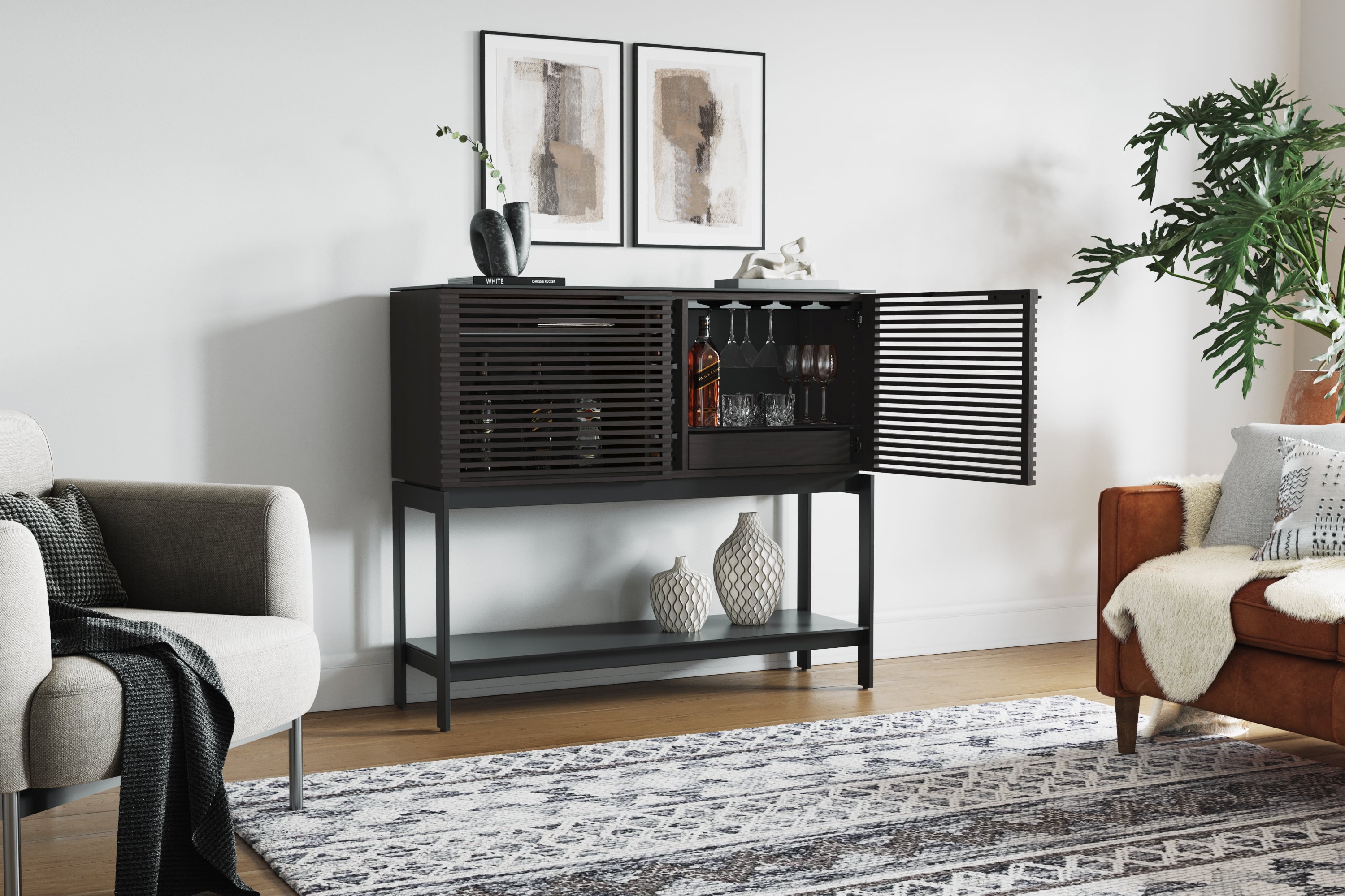 BDI Corridor Bar Cabinet