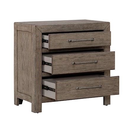 3-Drawer Nightstand