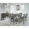 Signature Design by Ashley Hallanden Counter Height Dining Extension Table