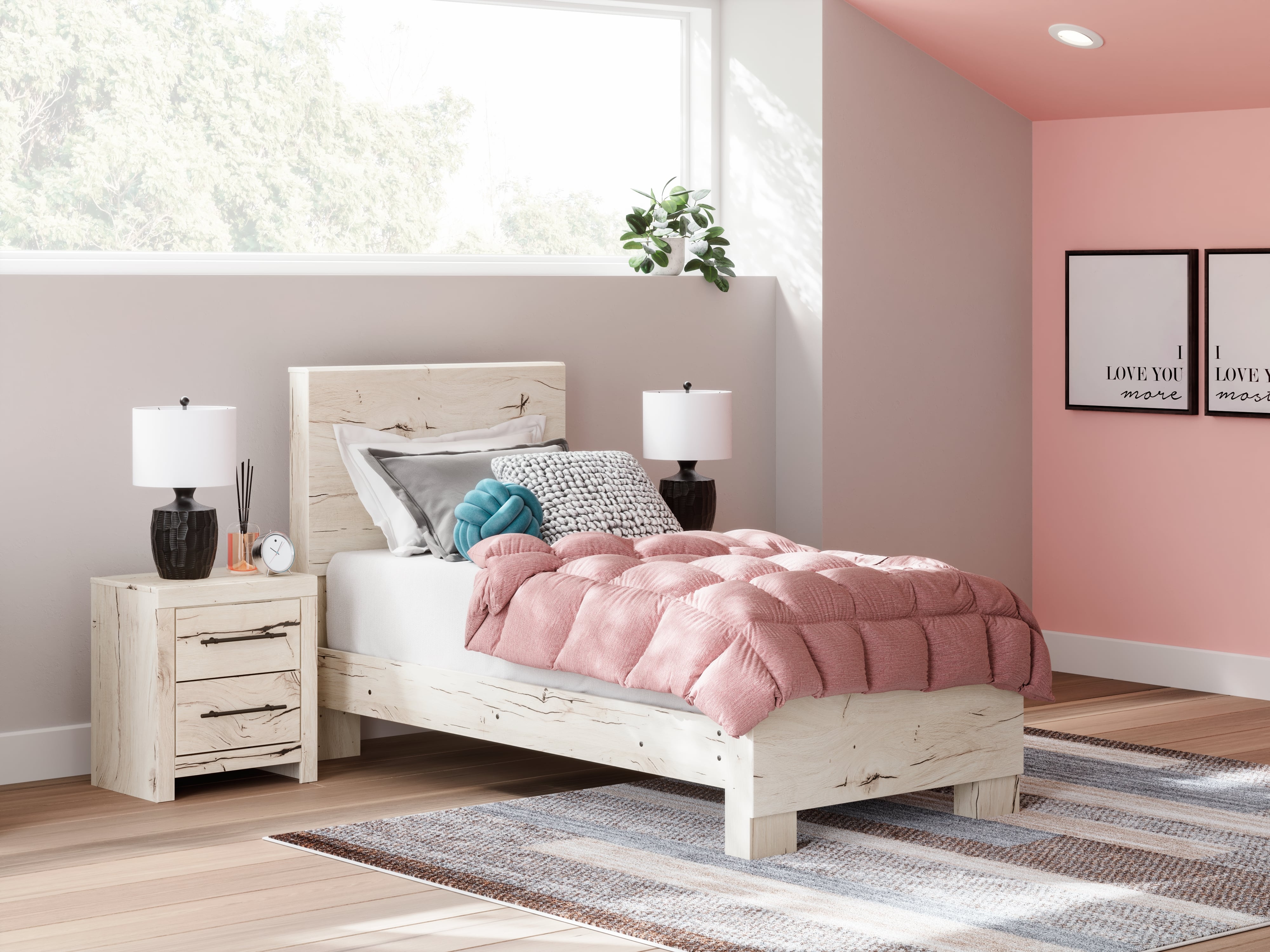 Benchcraft Lawroy Twin Panel Bed
