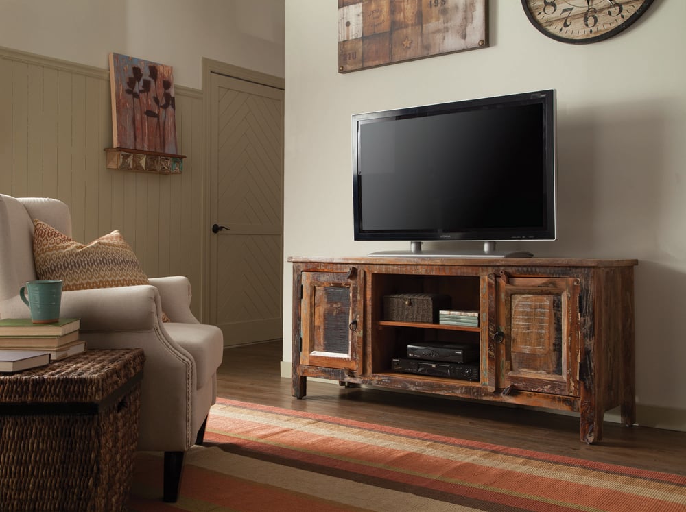 Genesis TV Console Reclaimed Wood