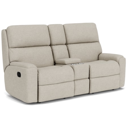 Reclining Loveseat with Console