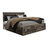 Benchcraft by Ashley Derekson King Panel Bed with 4 Storage Drawers
