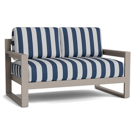 Bonavista Outdoor Track Arm Loveseat