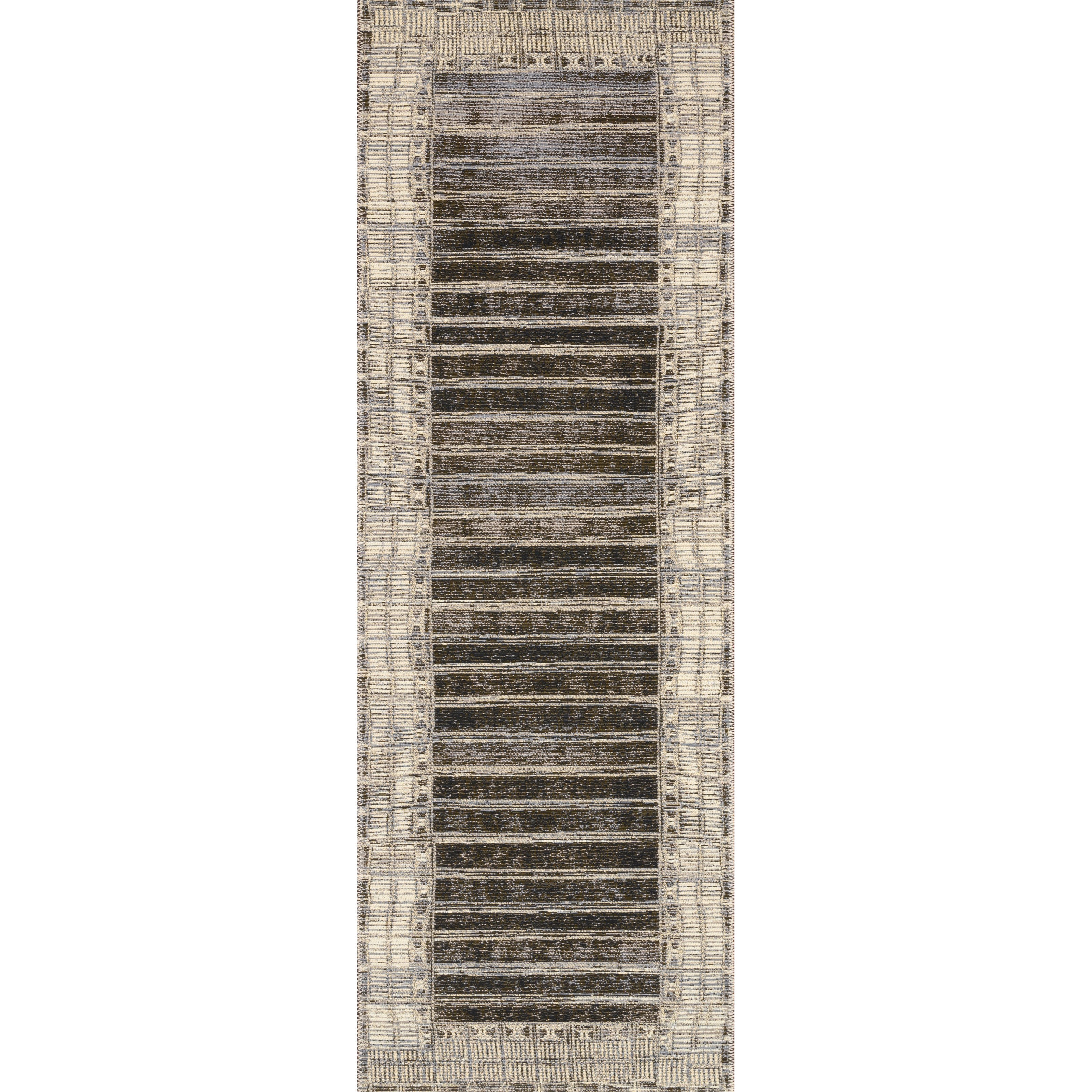 Loloi Rugs Mika 7'10" x 11'2" Charcoal / Ivory Rug