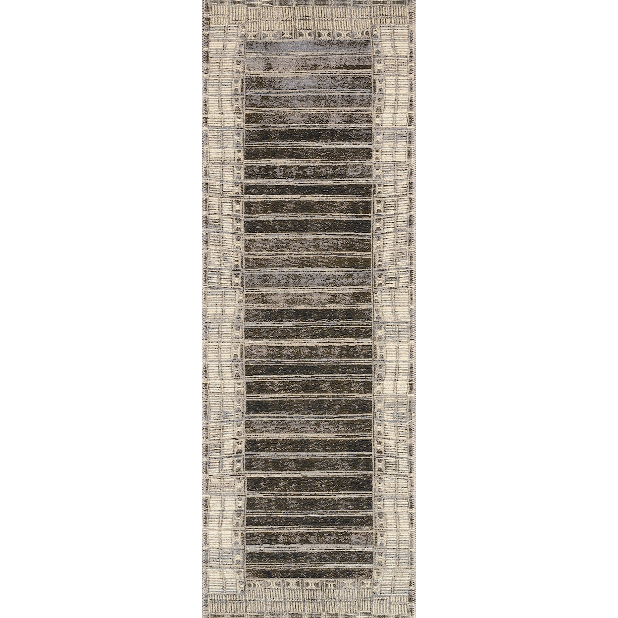 Loloi Rugs Mika 7'10" x 11'2" Charcoal / Ivory Rug