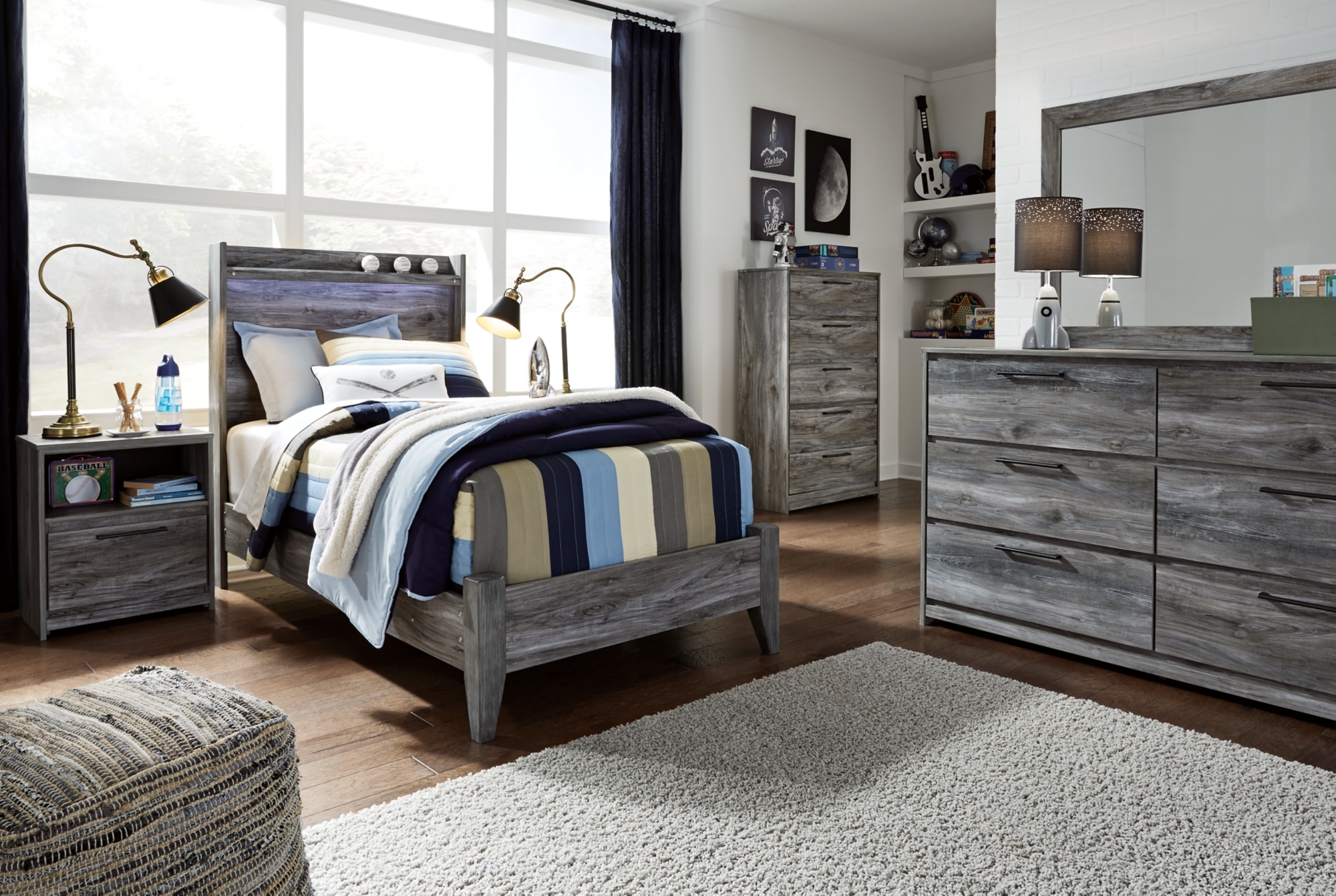 Signature Design by Ashley Baystorm Twin Panel Bed