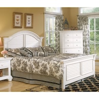 Coastal Queen Panel Bed