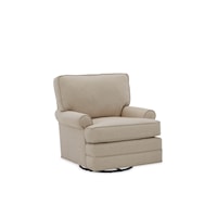 Transitional Swivel Glider Chair