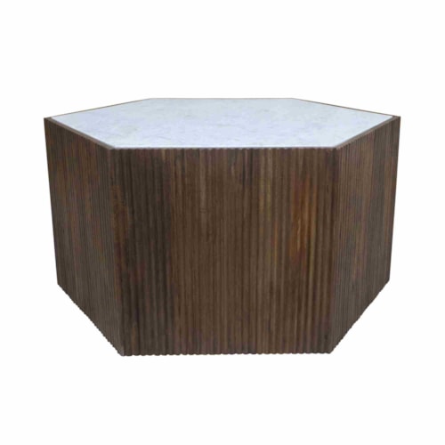 Contemporary Hexagonal Coffee Table