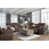 Ashley Furniture Signature Design Derwin Reclining Sofa with Drop Down Table