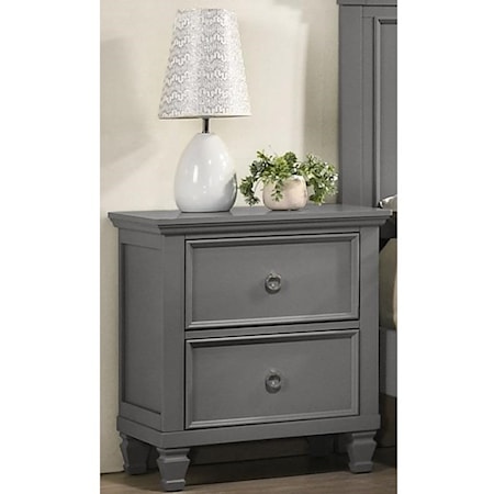 2-Drawer Nightstand