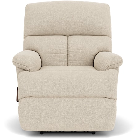 Casual Wall Recliner with Chaise Seating