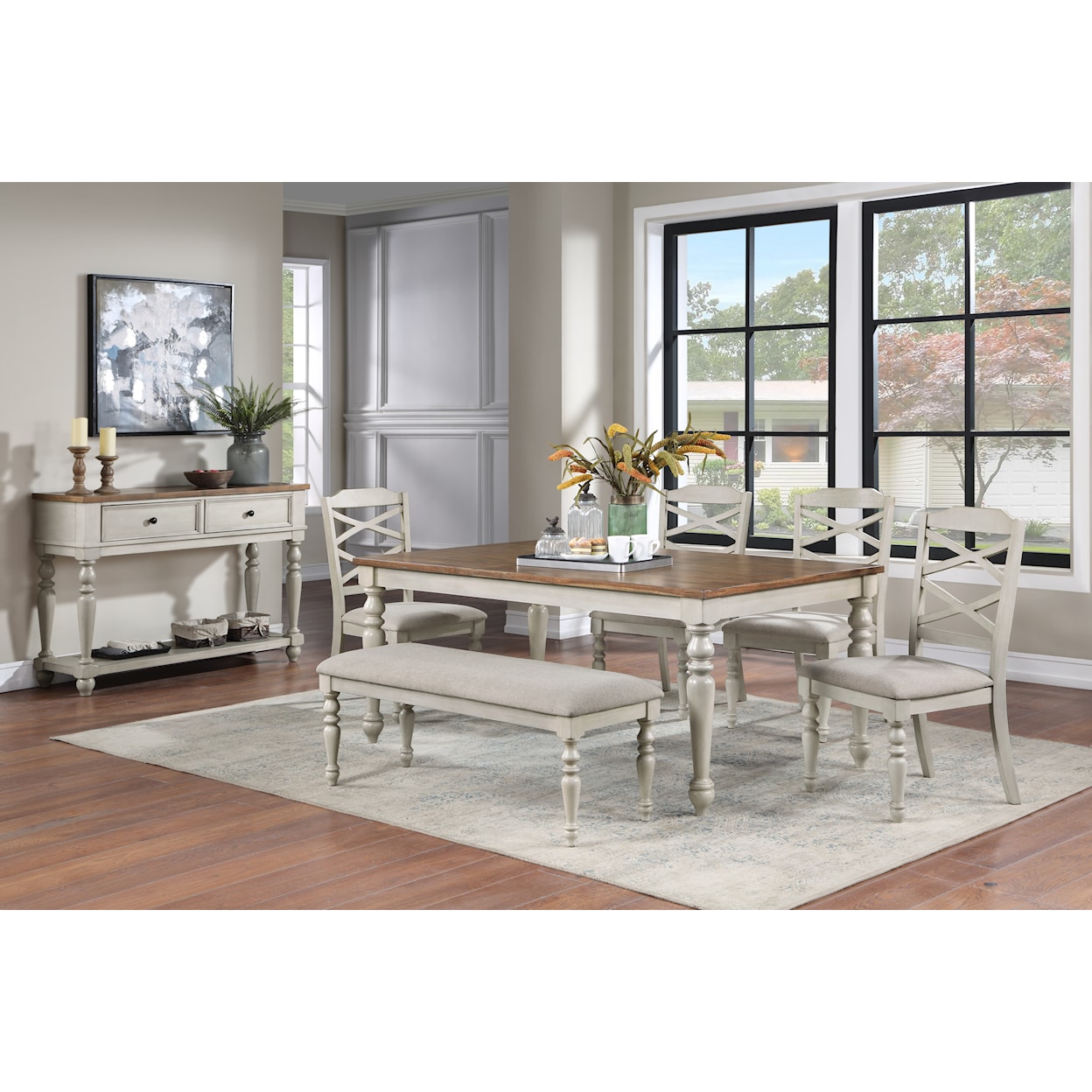 New Classic Furniture Jennifer Dining Bench