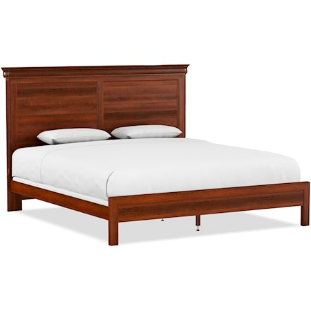 Panel Bed W/Low Footboard