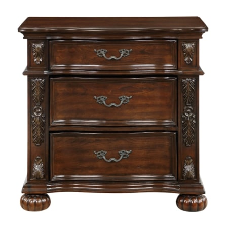 3-Drawer Nightstand