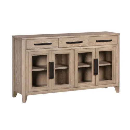 Transitional 4-Door Buffet Server