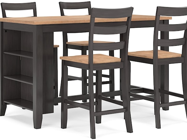 5-Piece Counter Height Dining Table