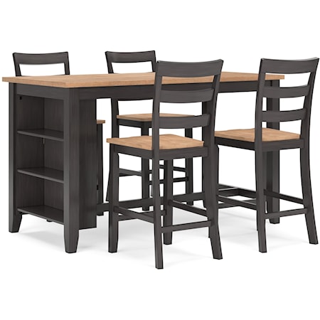 5-Piece Counter Height Dining Table