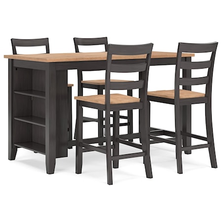 5-Piece Counter Height Dining Table