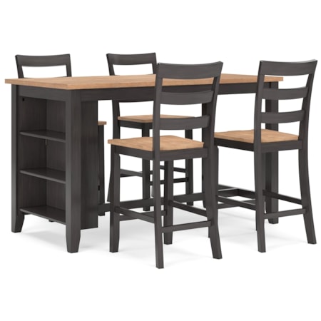 5-Piece Counter Height Dining Table