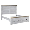 Signature Design by Ashley Furniture Haven Bay King Panel Storage Bed