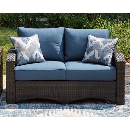 Outdoor Loveseat with Cushion