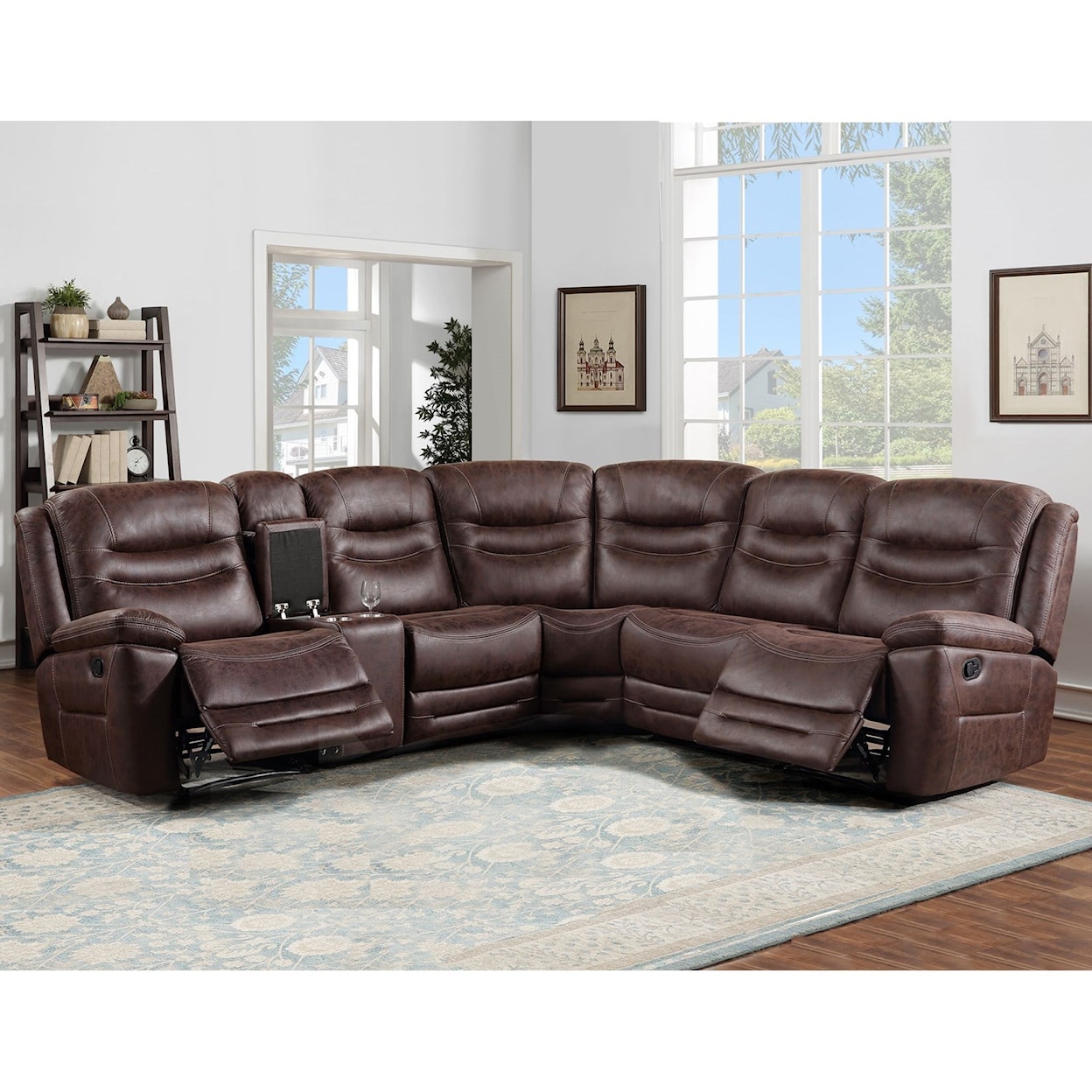 Prime Stetson 6-Piece Sectional